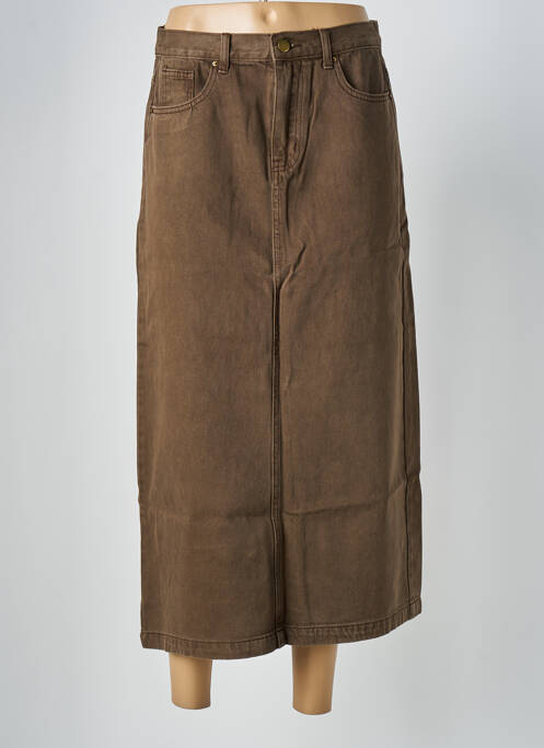 Jupe longue marron ARTLOVE pour femme