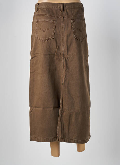 Jupe longue marron ARTLOVE pour femme