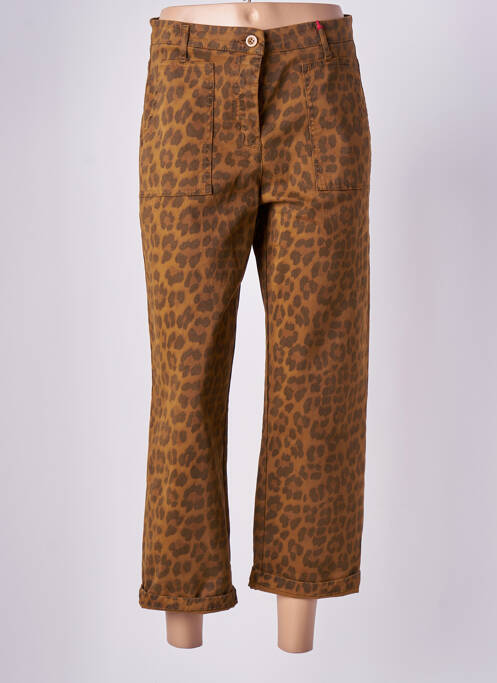 Pantalon 7/8 jaune JOHANNA PARIS pour femme