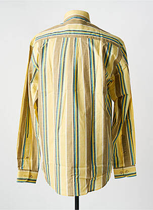 Chemise manches longues manches longues jaune JUPITER homme