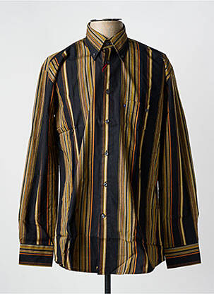 Chemise manches longues manches longues noir KING'S ROAD homme