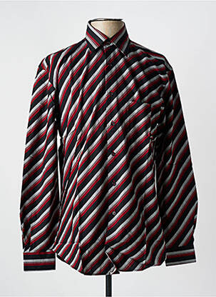 Chemise manches longues manches longues noir JUPITER homme