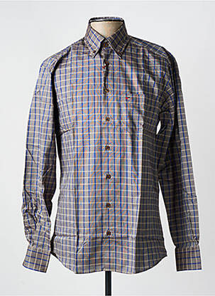 Chemise manches longues manches longues gris JUPITER homme