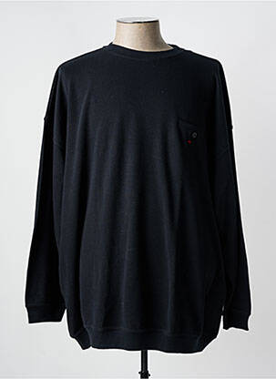 Sweat-shirt manches longues manches longues noir GIRAMONDO homme