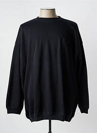 Pull col rond manches longues noir GIRAMONDO homme