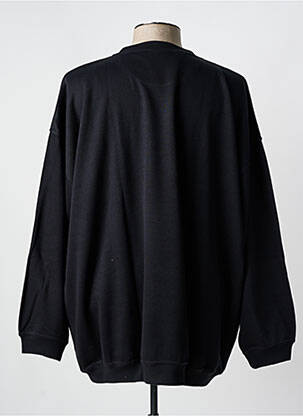 Pull col rond manches longues noir GIRAMONDO homme