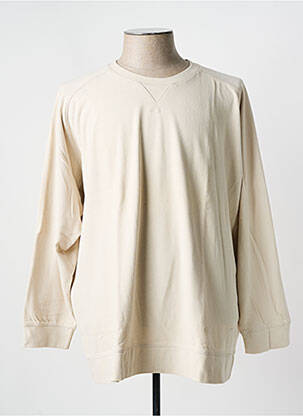 Sweat-shirt manches longues manches longues beige WOLSEY homme