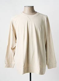 Sweat-shirt manches longues manches longues beige WOLSEY homme