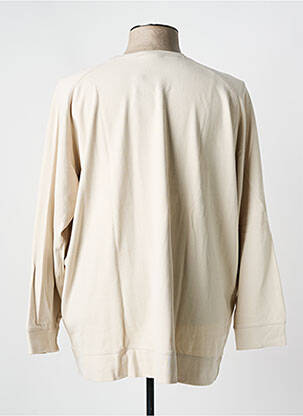 Sweat-shirt manches longues manches longues beige WOLSEY homme