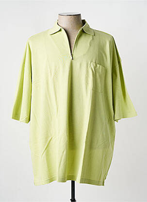 Polo coupe droite manches courtes vert GIRAMONDO homme