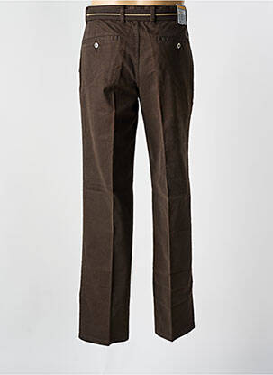 Pantalon droit coupe droite marron PIONIER homme