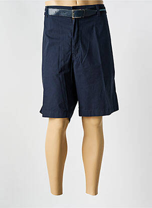 Bermuda coupe droite bleu PIONIER homme