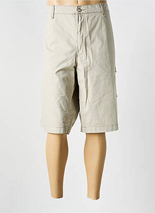 Bermuda coupe droite beige PIONIER homme