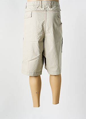 Bermuda coupe droite beige PIONIER homme