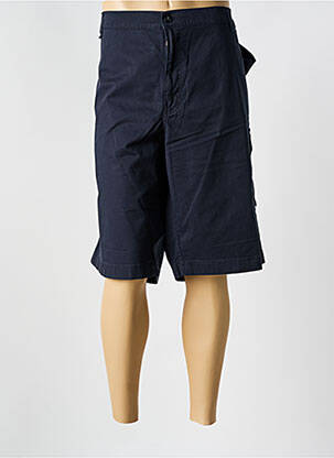 Bermuda coupe droite bleu PIONIER homme