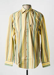 Chemise manches longues jaune JUPITER pour homme seconde vue