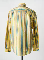 Chemise manches longues jaune JUPITER pour homme seconde vue