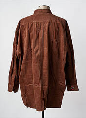 Chemise manches longues marron KING'S ROAD pour homme seconde vue