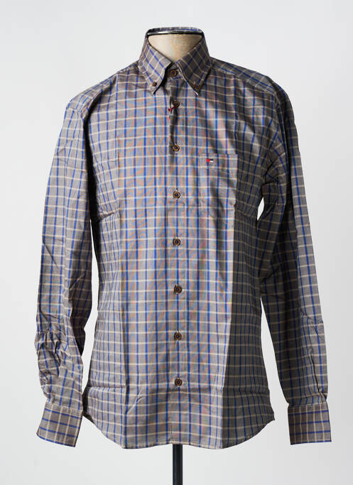 Chemise manches longues gris JUPITER pour homme