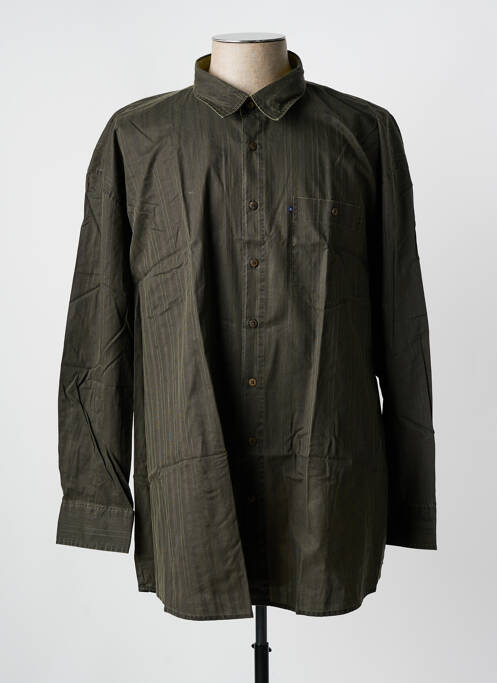 Chemise manches longues gris KING'S ROAD pour homme