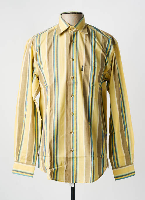 Chemise manches longues jaune JUPITER pour homme