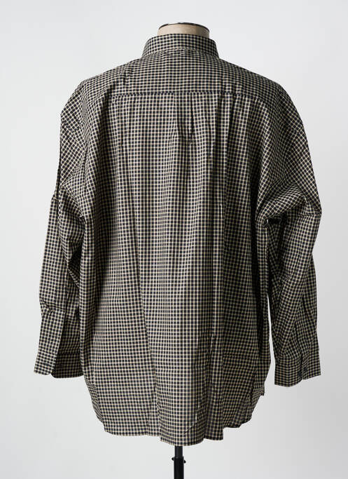 Chemise manches longues noir JUPITER pour homme