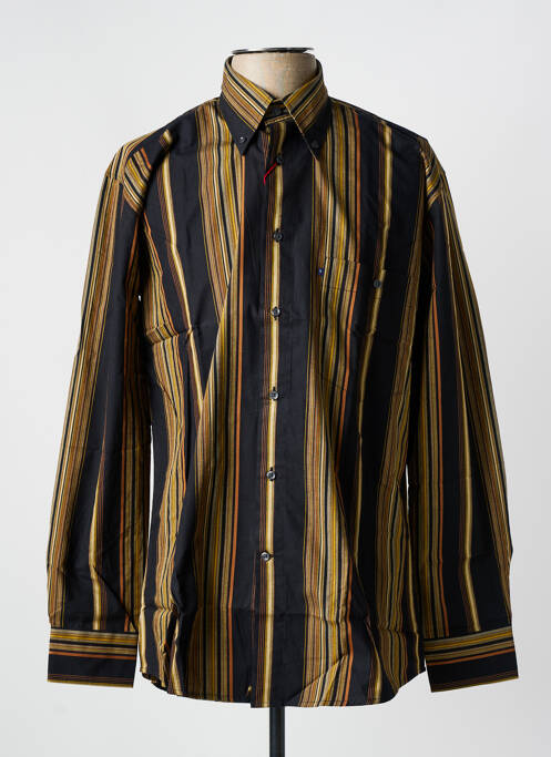 Chemise manches longues noir KING'S ROAD pour homme
