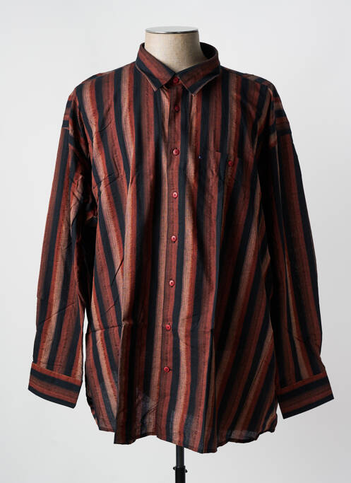 Chemise manches longues noir KING'S ROAD pour homme
