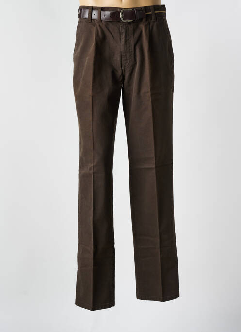 Pantalon droit marron PIONIER pour homme