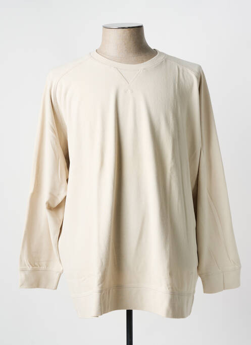 Sweat-shirt beige WOLSEY pour homme