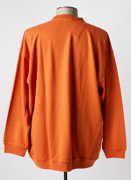 Sweat-shirt orange GIRAMONDO pour homme