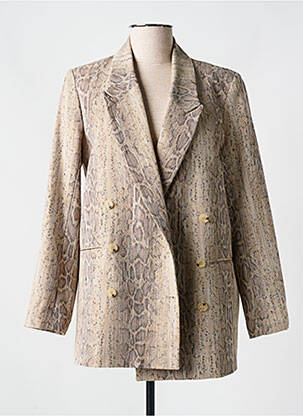 Blazer coupe cintrée beige ROSEANNA femme