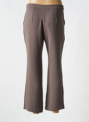 Pantalon 7/8 marron MALIPARMI pour femme seconde vue