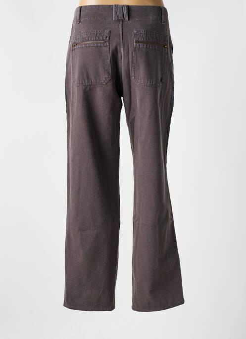 Jeans coupe droite rouge LEON & HARPER pour femme