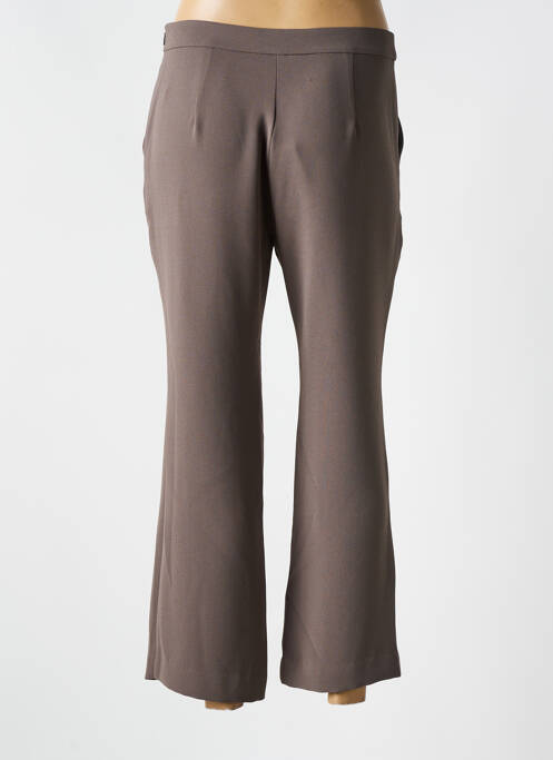 Pantalon 7/8 marron MALIPARMI pour femme