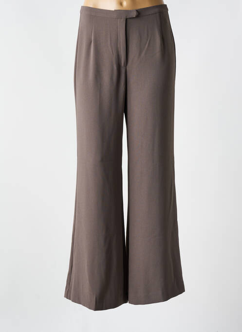 Pantalon flare marron MALIPARMI pour femme