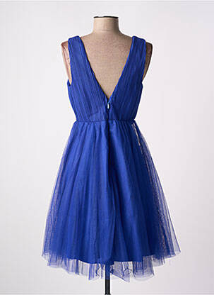 Robe mi-longue sans manche sans manche bleu PINK BOOM femme