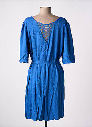 Robe courte manches longues manches longues bleu VILA femme