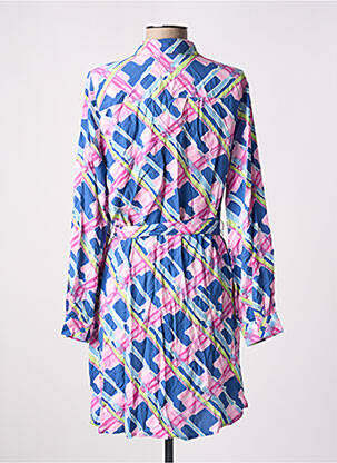 Robe courte manches longues manches longues bleu B.YOUNG femme