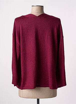 Gilet manches longues manches 3/4 rouge VILA femme