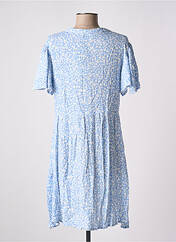 Robe courte bleu ICHI pour femme seconde vue