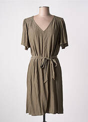 Robe mi-longue vert VILA pour femme seconde vue