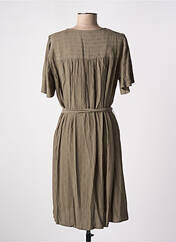 Robe mi-longue vert VILA pour femme seconde vue