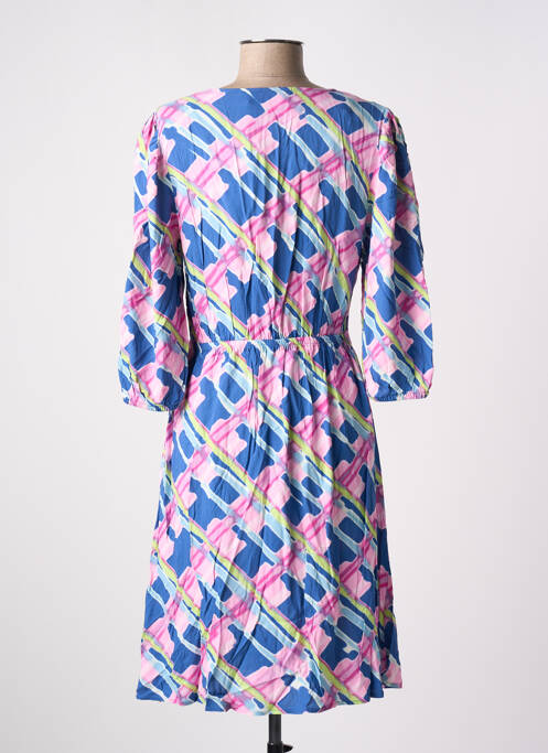 Robe mi-longue bleu B.YOUNG femme