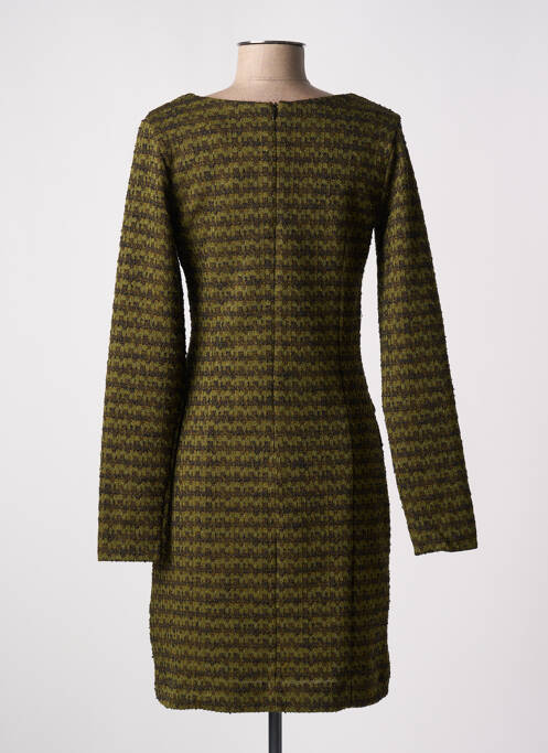 Robe mi-longue vert ICHI femme