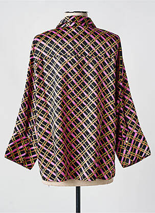 Chemisier coupe cintrée manches longues noir B.YOUNG femme