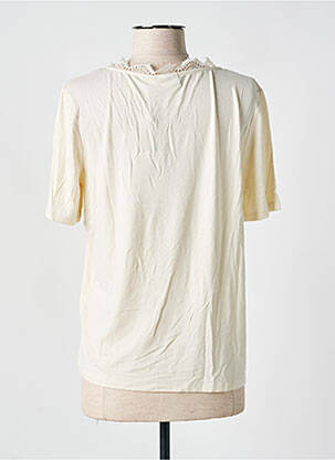 T-shirt coupe droite manches courtes beige VILA femme