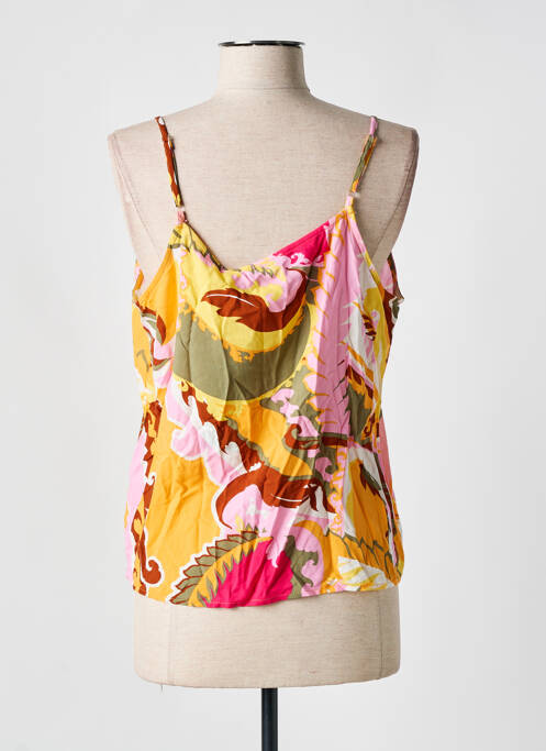 Top imprimé fantaisie fines bretelles rose B.YOUNG femme