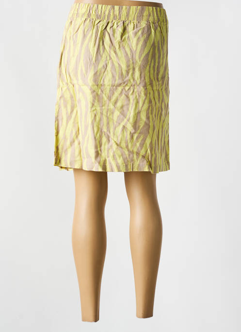 Jupe courte jaune B.YOUNG pour femme
