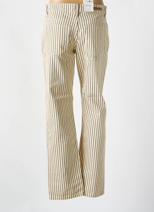 Pantalon droit beige B.YOUNG pour femme